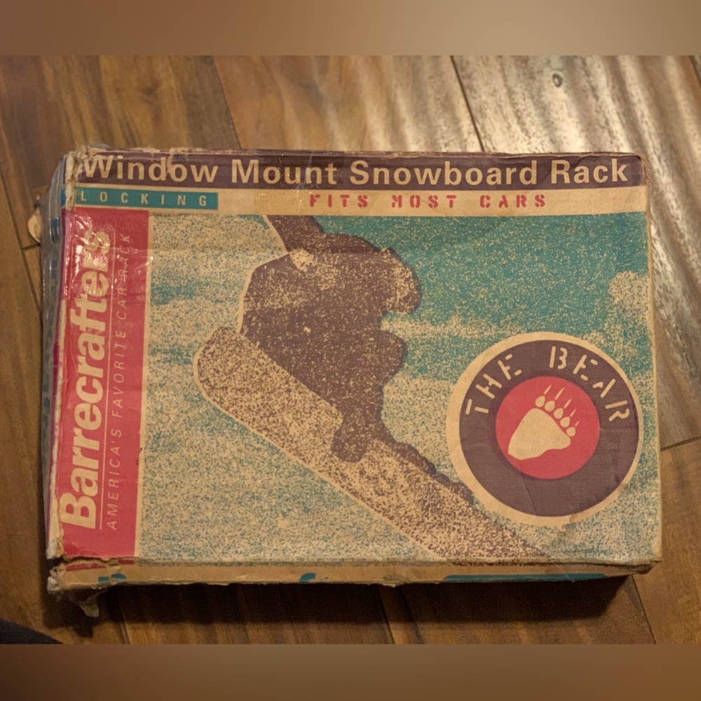Window snowboard mount.